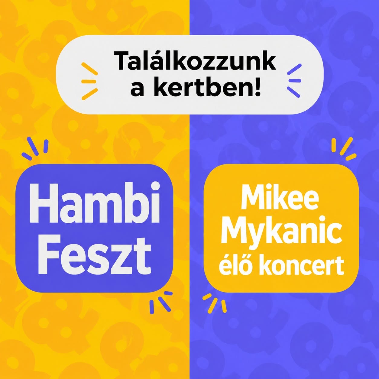 Élőzene a kertben